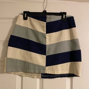 Boutique block skirt, so fun